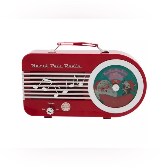 Mr. Christmas Red Retro North Pole Radio-NWT - Picture 1 of 9